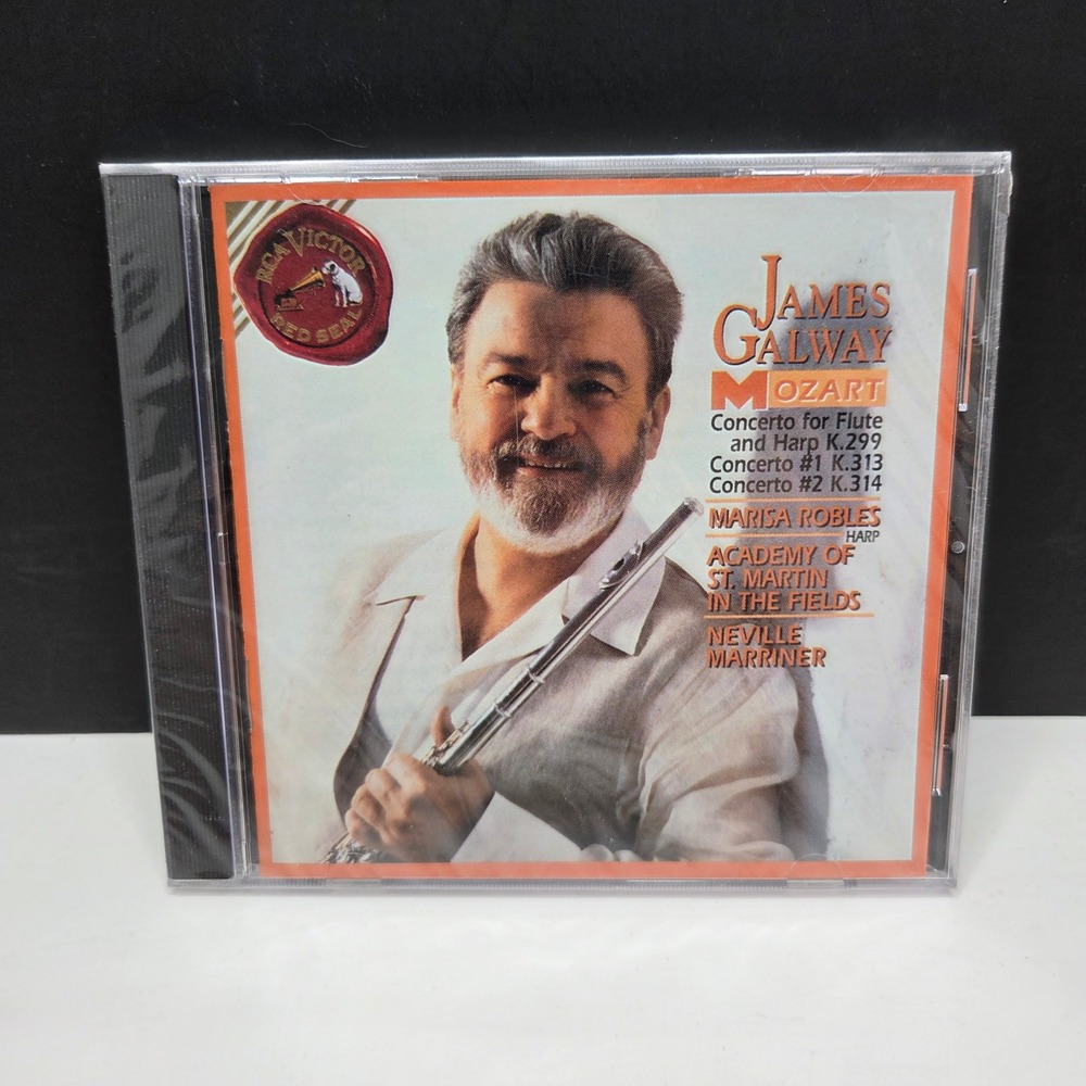 James Galway Mozart Flute Concertos CD Academy St Martin Marriner Sealed NEW